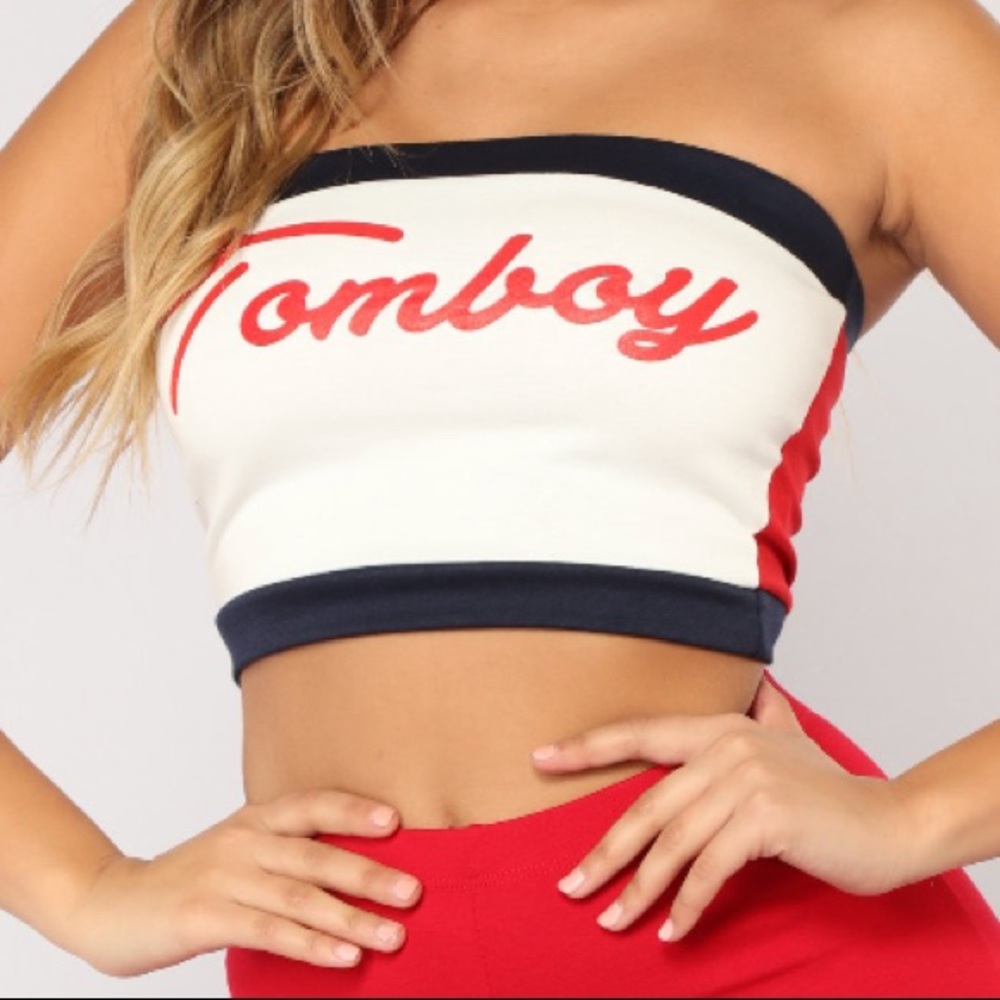 Fashion Nova “Tomboy” Tube Top